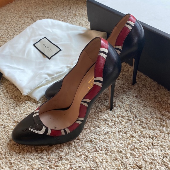 Gucci king snake stilettos (open to offers) - Picture 3 of 14